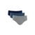Kit 3 Cuecas Slip Algodão Cinza Mescla Escuro M
