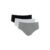 Kit 3 Cuecas Slip Algodão Cinza Mescla Claro P