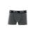 Cueca Boxer Algodão Lisa Infantil Cinza Mescla Escuro M