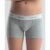 Cueca Boxer Algodão Lisa Infantil Cinza Mescla Claro PP