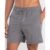 Short Praia Liso Mescla Cinza Mescla Medio G