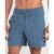 Short Praia Liso Mescla Azul Denin M