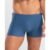 Sunga Boxer Lisa com Vivo Lateral Azul Jeans Escuro GG