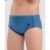 Sungão Liso com Vivo Lateral Infantil Azul Turquesa Escuro P