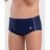 Sungão Liso com Vivo Lateral Infantil Azul Marinho P