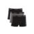 Kit 3 Cuecas Boxer Cotton Elástico Letra Mescla Preto 01 GG