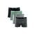 Kit 4 Cuecas Boxer Cotton Cinza Mescla Escuro GG