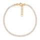 Pulseira Life Riviera Prata com Banho Ouro Amarelo Cravejado