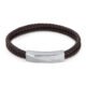 Pulseira Masculina Calvin Klein Couro Marrom – 35000098