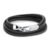 Pulseira Masculina Calvin Klein Couro Preto – 35000109