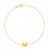 Pulseira Borboleta Ouro Amarelo