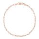 Pulseira Life Cadeado Liga Rosé
