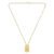 Colar Masculino Lacoste Metal Pingente Quadra de Tênis Dourado – 2040077