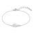 Pulseira Feminina Lacoste Crocodilo Metal Prateado – 2040047