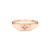 Anel Life Signet Retangular Liga Rosé Cravejado