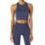 Top ASICS Seamless Top – Feminino – Azul Marinho