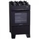 Fogão Atlas 4 Bocas Mônaco Top Glass Automático Mesa de Vidro Forno 50L