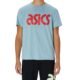 Camiseta ASICS Bubble Logo Graphic – Unissex – Azul