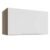 Armário Aéreo Madesa Stella 60 Cm 1 Porta Basculante Rustic/Branco Marrom