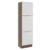 Paneleiro Madesa Stella 60 Cm 3 Portas Rustic/Branco Marrom