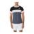 Camiseta ASICS – Masculino – Cinza com Preto e Branco