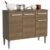 Balcão Gabinete Madesa Emilly 3 Portas E 1 Gaveta Rustic Cor:Rustic