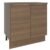 Balcão Madesa Stella 80 Cm 2 Portas Rustic Marrom