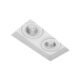 Plafon Embutir Aluminio Branco 19,8cm