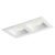 Plafon Embutir Aluminio Branco 17cm Flat 2