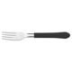 Garfo Para Sobremesa Tramontina Leme Inox Preto Preto