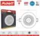 Kit 10 Spot Led Embutir Redondo 5w 3000K Bivolt Branco Quente Avant