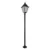 Poste Colonial Aco Aluminio Preto Ip65