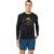 Camiseta de Manga Longa ASICS Fujitrail™ – Masculina – Preta com Cinza e Amarelo
