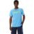 Camiseta ASICS – Masculina – Azul com Verde e Amarelo