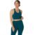 Top ASICS – Feminino – Verde com Azul Marinho