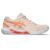 Tênis ASICS GEL-Dedicate 8 Clay – Feminino – Rosa com Laranja e Branco