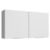 Armário Aéreo Madesa Stella 120 Cm 2 Portas Branco Branco