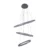 Pendente Led Metal Aluminio Acrilico 100W 3000K Danza – CINZA