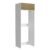Porta Geladeira Madesa Stella 1 Porta Basculante Branco/Rustic Branco