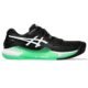 Tênis ASICS GEL-Resolution 9 Clay – Masculino – Preto com Verde e Branco