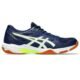 Tênis ASICS GEL-Rocket 11 – Masculino – Azul Marinho com Branco e Verde