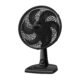 Ventilador De Mesa Mondial Maxi Power Nv-15-6P Fb 30Cm 6 Pás 3 Velocidades Preto 110V