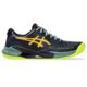 Tênis ASICS GEL-Challenger 14 Padel – Masculino – Preto com Laranja e Verde