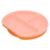 Prato De Silicone 3 Divisórias Com Base De Sucção E Tampa Orange Laranja