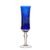 Taça De Cristal Strauss Champagne 210Ml – Azul Escuro – 119.107.150.012 Azul