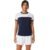 Camiseta ASICS – Feminino – Azul Marinho com Branco