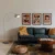 Luminaria De Piso Metal Inox Marmore Arco – PRETO