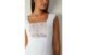 Blusa Em Algodão Elástico Forever Macramé – Branco