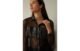 Camisa Em Tule Com Franjas Lady Rock – Preto