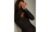 Blusa Manga Comprida Com Renda Em Cashmere – Preto